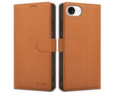 Dėklas Tech-Protect Piniginė iPhone 16E balno ruda
