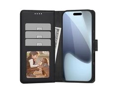 „Tech-Protect Wallet“ „MagSafe“ dėklas, skirtas „iPhone 17 Pro“ – matinis juodas