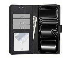 Dėklas TECH-PROTECT WALLET MAGSAFE IPHONE 17 PRO MAX / 18 PRO MAX MATTE Juodas
