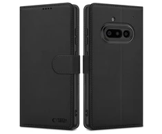 „Tech-Protect“ piniginės dėklas, skirtas „Nothing Phone 3A“ – matinės juodos spalvos