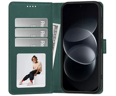 Dėklas TECH-PROTECT WALLET XIAOMI REDMI NOTE 17 PRO 5G Žalias