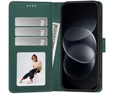 Dėklas Tech-Protect Wallet Case for Xiaomi Redmi Note 17 Pro Max 5G - Žalias