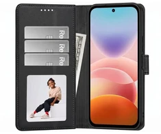 Dėklas TECH-PROTECT WALLET XIAOMI REDMI 17 4G / 5G Juodas