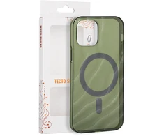 Tecto Shield Desert Mag dėklas, skirtas iPhone 12 / 12 Pro 6,1" tamsiai alyvuogių spalvos