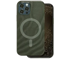 Tecto Shield Desert Mag dėklas, skirtas iPhone 12 / 12 Pro 6,1" tamsiai alyvuogių spalvos