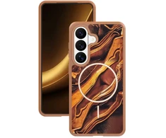 Dėklas Telforceone Golden Autumn case for Samsung Galaxy S25 ruda