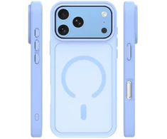 Dėklas Telforceone Mag Matt case for iPhone 17 Pro 6,3" / iPhone 18 Pro 6,3" light mėlynas big hole