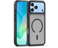 Dėklas Telforceone Mag Matt case for iPhone 17 Pro Max 6,9" / 18 Pro Max 6,9" juodas big hole