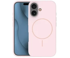 Telforceone Silikoninis plonas „Mag“ dėklas, skirtas „iPhone 16e“ / „17e“, šviesiai rožinis