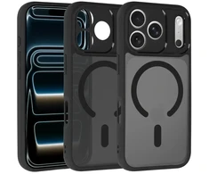 Dėklas Toptel Full Matte Mag Cover Samsung Galaxy Flip 8 juodas