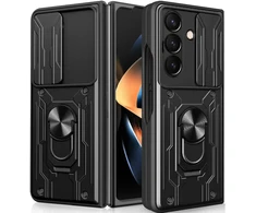 Toptel Slide Camera Armor dėklas Samsung Galaxy Z Fold 8 Ultra juodas