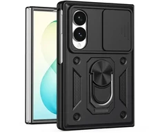 Toptel „Slide Camera Armor“ dėklas „Samsung Galaxy Z Fold 8“, juodas