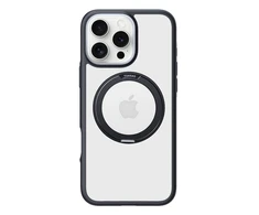 Torras „Ostand R Fusion“ dėklas, skirtas „iPhone 16 Pro“ (juodas)