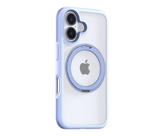Torras Ostand R Fusion serijos dėklas, skirtas iPhone 16 (šviesiai mėlynas)