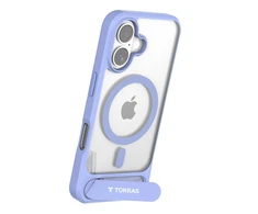 Torras Pstand serijos dėklas, skirtas iPhone 16 (mėlynas)