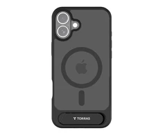 Dėklas Torras Pstand Series Case for iPhone 16 (juodas)