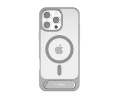Torras Pstand serijos dėklas, skirtas iPhone 16 Pro Max (pilka)