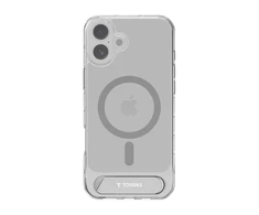 Dėklas Torras Pstand serija su iPhone 16 Plus (skaidrus)