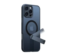 Dėklas Torras Pstand Spin Case, skirtas iPhone 16 ProMax (juodas)