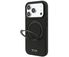 Dėklas Tumi Ballistic with Ring Stand MagSafe do iPhone 18 Pro / 17 Pro juoda
