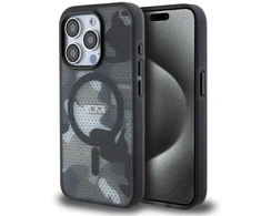 Dėklas Tumi TUHMP15LTCAMK Apple iPhone 15 Pro 6.1"juodos spalvos hardcase Frosted Camo Print MagSafe
