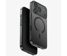 UNIQ Airsuit dėklas skirtas Apple iPhone 17 Pro Magclick Charging juodos spalvos