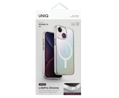 Dėklas Uniq LifePro Xtreme MagClick apsauginis dangtelis skirtas Apple iPhone 15 Iridescent