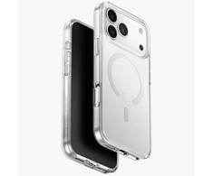 UNIQ Clario dėklas skirtas Apple iPhone 17 Pro Max Magclick Charging skaidrus