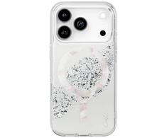 UNIQ Coehl Crystelle dėklas skirtas Apple iPhone 17 Pro Magnetic Charging sidabro spalvos