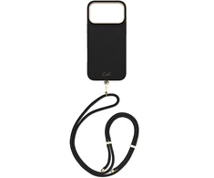 UNIQ Coehl Mirelle dėklas, skirtas iPhone 17 Pro Max, su magnetiniu įkrovimu, juodmedžio spalvos