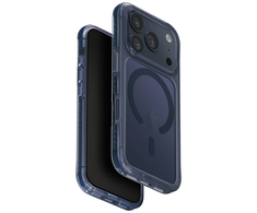 UNIQ Combat dėklas skirtas Apple iPhone 17 Pro Magclick Charging mėlynos spalvos
