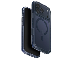 UNIQ Combat dėklas skirtas Apple iPhone 17 Pro Max Magclick Charging mėlynos spalvos