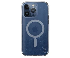 UNIQ dėklas Coehl Lumino Apple iPhone 15 Pro 6.1" Magnetic Charging mėlynos spalvos