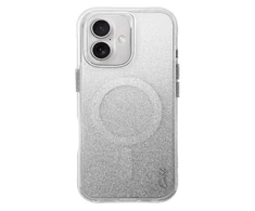 UNIQ dėklas Coehl Lumino Apple iPhone 16 6.1" Magnetic Charging sidabro spalvos