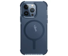 UNIQ dėklas Combat Apple iPhone 15 Pro 6.1"Magclick Charging mėlynos spalvos