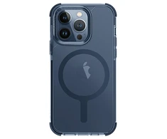 UNIQ dėklas Combat Apple iPhone 15 Pro Max 6.7"Magclick Charging mėlynos spalvos