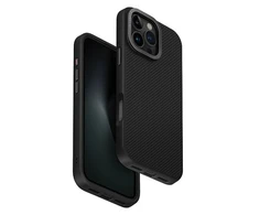 UNIQ dėklas Keva Max Apple iPhone 16 Pro Max 6.9" Magclick Charging juodos spalvos