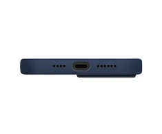 UNIQ dėklas Lino Apple iPhone 14 Plus / 15 Plus 6.7" mėlynos spalvos
