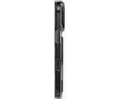 Dėklas UNIQ Heldro Air, skirtas iPhone 18 Pro / 17 Pro, su Magclick Charging, tamsiai pilkas (tinted smoke)