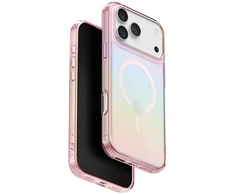 UNIQ Iridescia dėklas skirtas Apple iPhone 17 Pro Magclick Charging rožinės spalvos prism