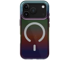 UNIQ Iridescia dėklas iPhone 17 Pro su Magclick įkrovimu, midnight quartz