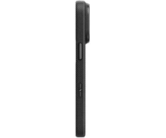 Dėklas UNIQ Keva EDGE, skirtas iPhone 18 Pro / 17 Pro, su Magclick Charging, juodos spalvos