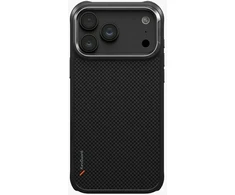 Dėklas UNIQ Keva, skirtas iPhone 18 Pro Max / 17 Pro Max, Magclick Charging, juodos spalvos