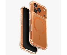 UNIQ LifePro Xtreme dėklas skirtas Apple iPhone 17 Pro Magclick Charging oranžinės spalvos