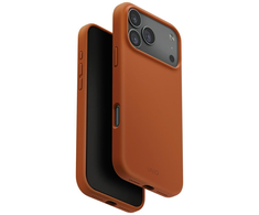 UNIQ Lino dėklas skirtas Apple iPhone 17 Pro Max Magclick Charging oranžinės spalvos