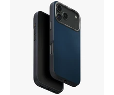 UNIQ Lyden DS dėklas skirtas Apple iPhone 17 Pro Magclick Charging mėlynos spalvos