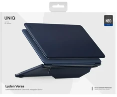 Dėklas UNIQ Lyden Versa skirtas MacBook Neo mėlynos spalvos