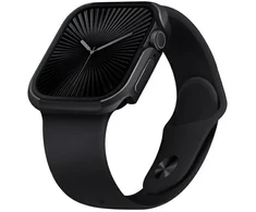 UNIQ Valencia dėklas Watch Series 46mm midnight juodos spalvos