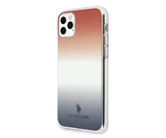 Us Polo Assn US Polo USHCN65TRDGRB Apple iPhone 11 Pro Max dėklas telefonui mėlynos spalvos Gradient Pattern Collection