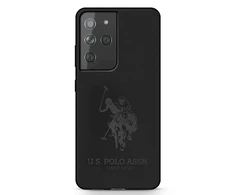 Us Polo Assn US Polo USHCS21LSLHRTBK S21 Ultra G998 dėklas telefonui juodos spalvos silikoninis On Tone